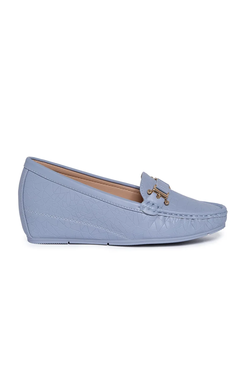 Geoomnii Women's Slip-On Ballet Flats Blue