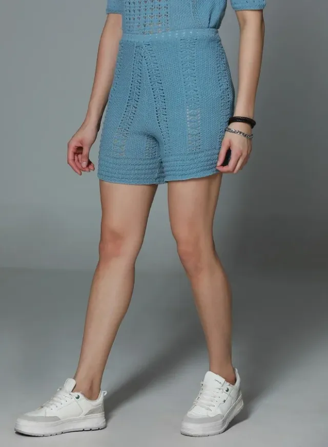 Women's Regular Fit Co-ord Blue – image 2