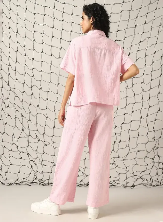 Self Design Double Cloth Pure Cotton Shirt With Trouser – image 5
