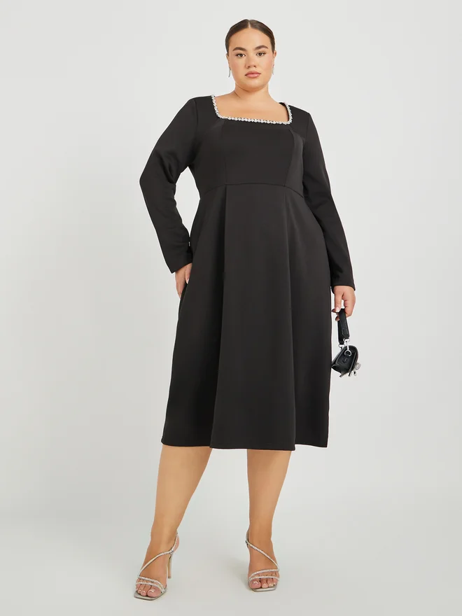 Women's Square Neck Dress