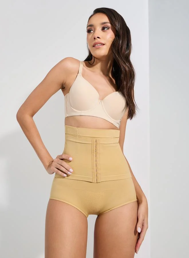 Waist Cinching Shaping Brief Beige