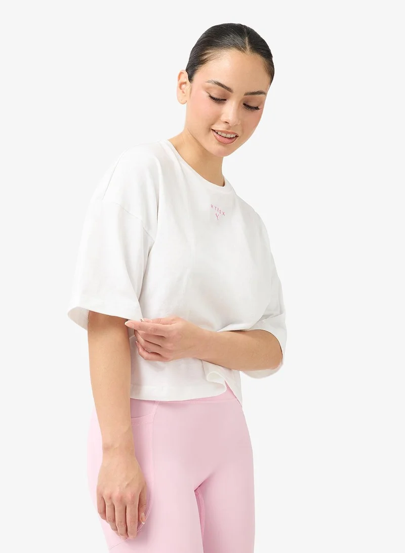 Hyrox Cropped T-Shirt Ivory