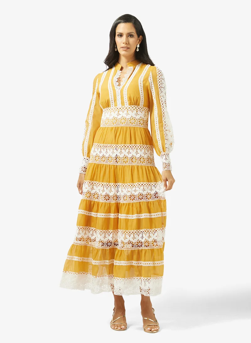 Lace A-line Dress