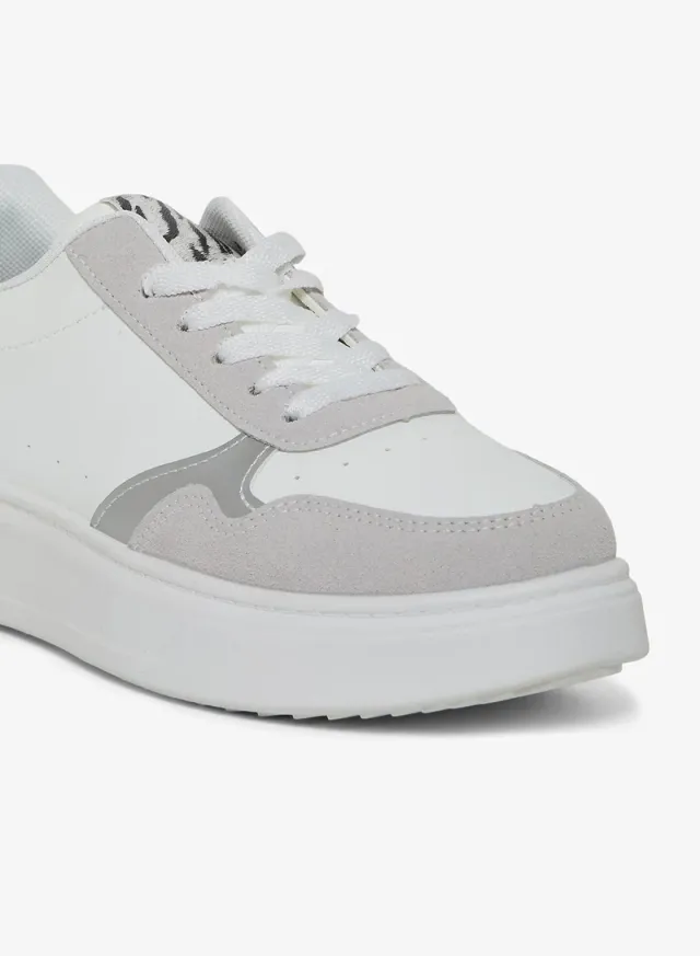 Women's Lace-Up Sneakers with Breathable Mesh and Cushioned Insole – image 4