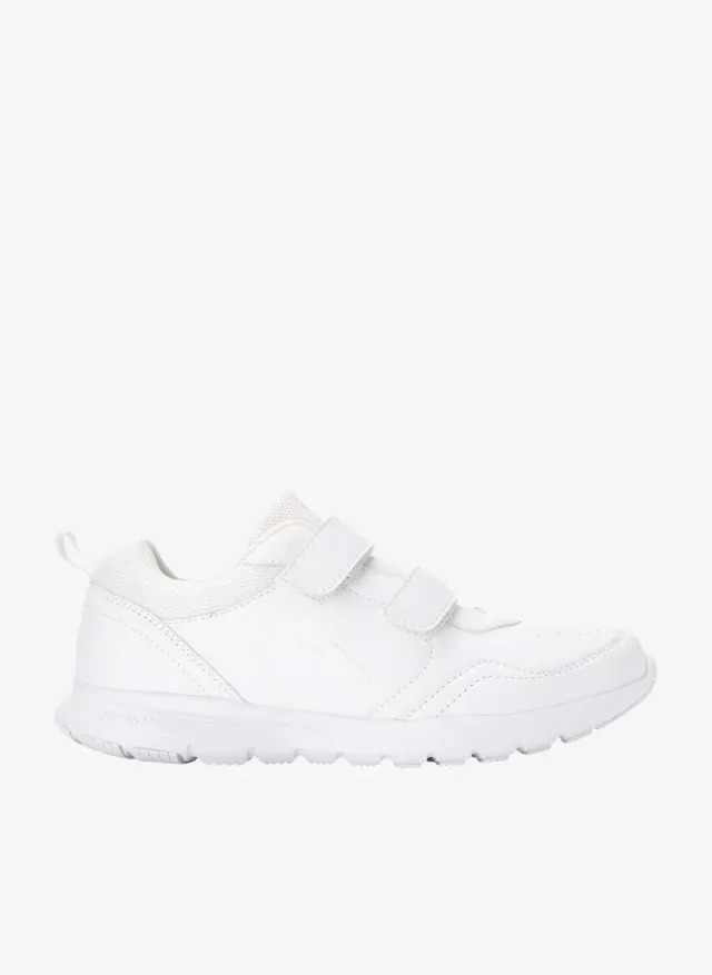 Power Casual Flat Velcro Sneakers White