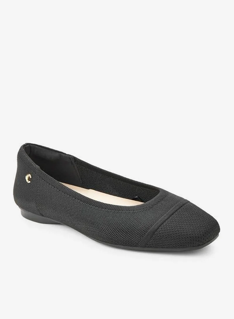 Women Textured Ballerina Shoes