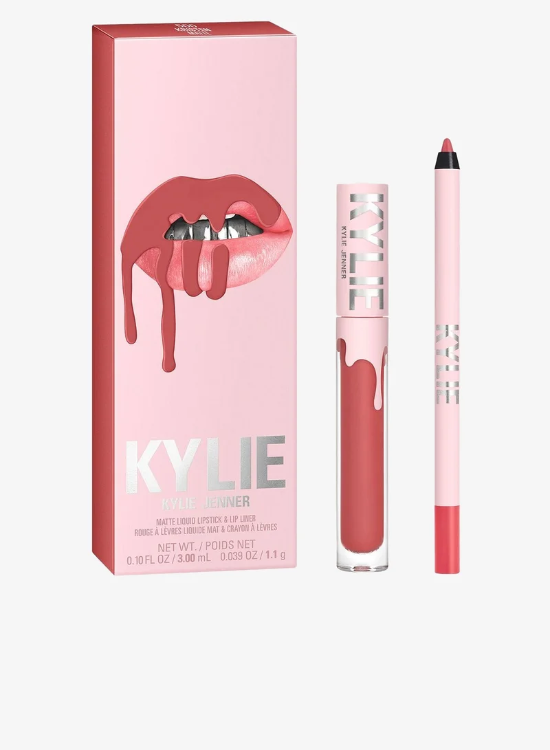 Kristen 2-Piece Matte Lip Kit, Soft Red