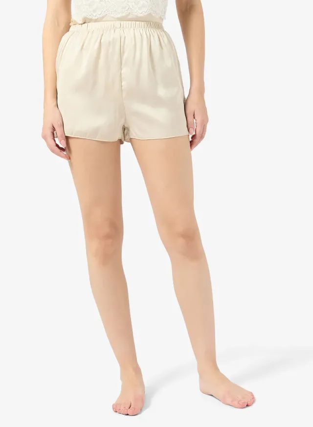 Beige Lace Camisole & Shorts Set for Women - 2 Pieces – image 4