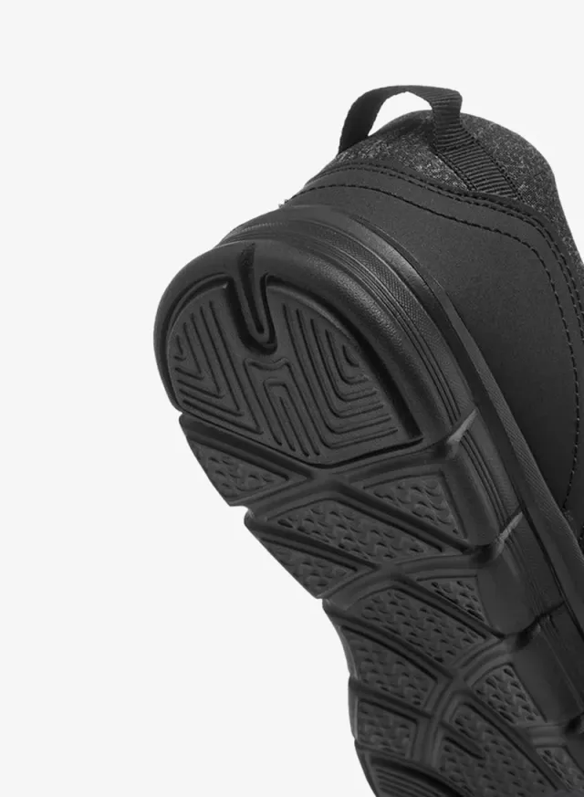 Women's Knit Sneakers with Embroidered Logo and Lace-Up Closure – image 5