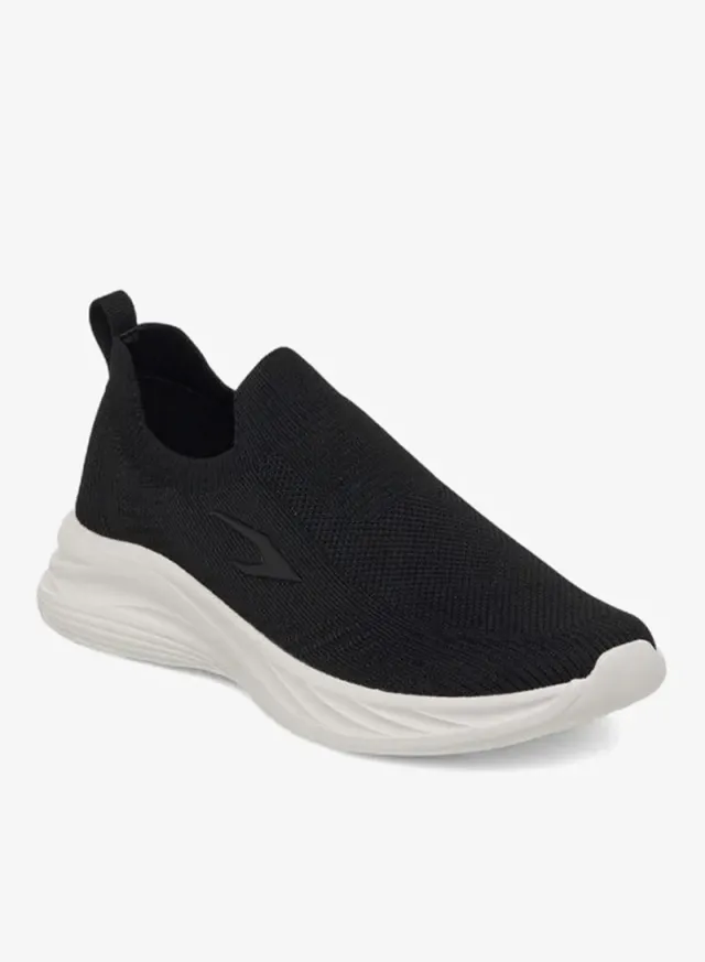 Slip-On Sports Shoes Black/White – image 2