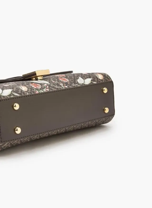 Flora Bella Monogram Satchel Bag – image 7
