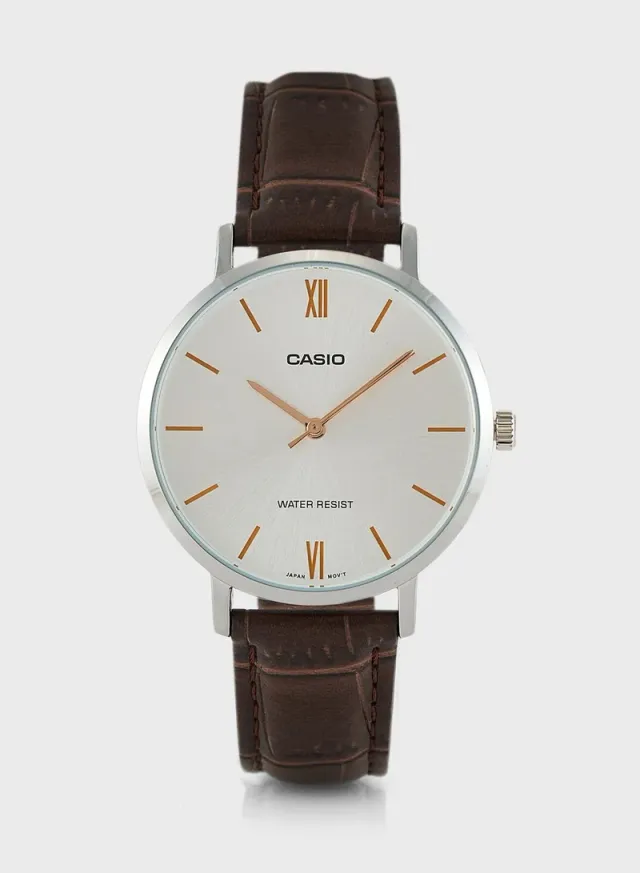 ساعة يد انالوج بسوار من اليولي يوريثان