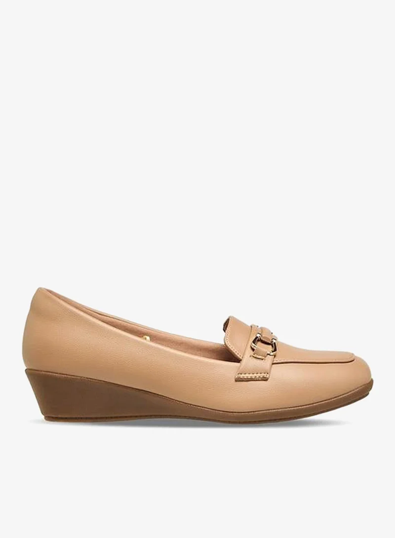 Flora Bella Women's Slip-On Loafers Beige