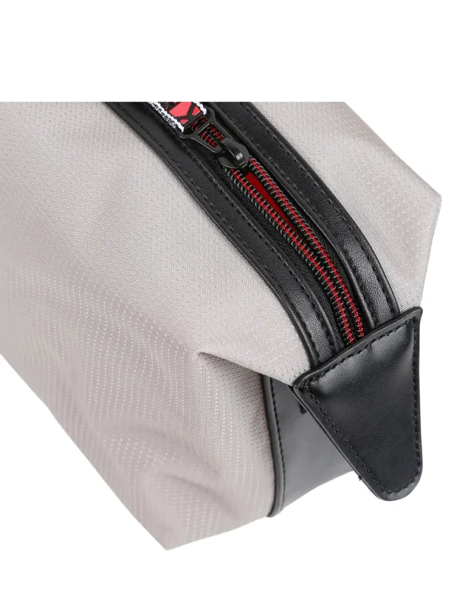 DKNY Men's Light Gray Polyester Toiletry Dopp Kit with Zipper – image 4