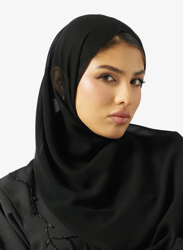 عباءة مطرزة بالزهور – صورة 4