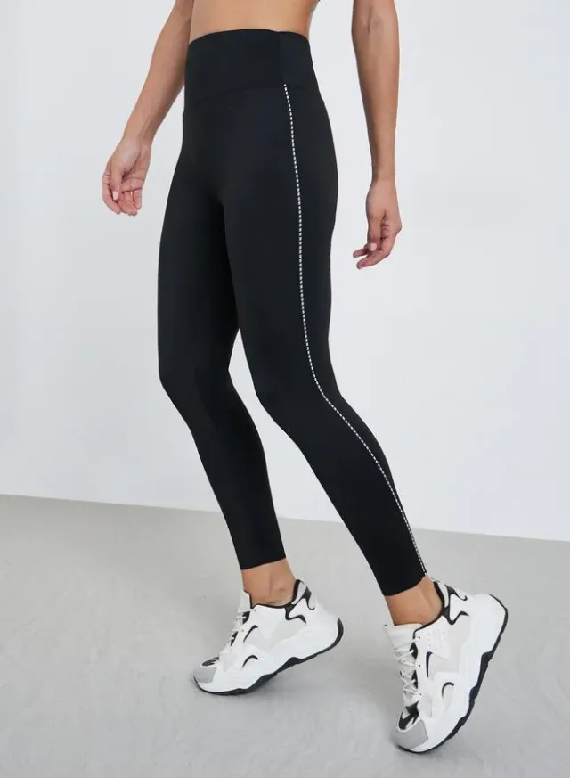 Contrast Side Piping Leggings