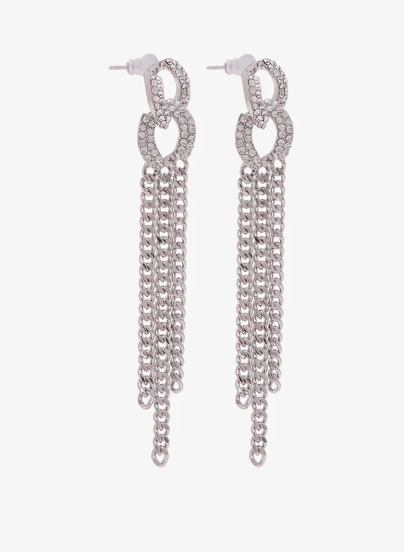 Rhinestone Drop Earrings