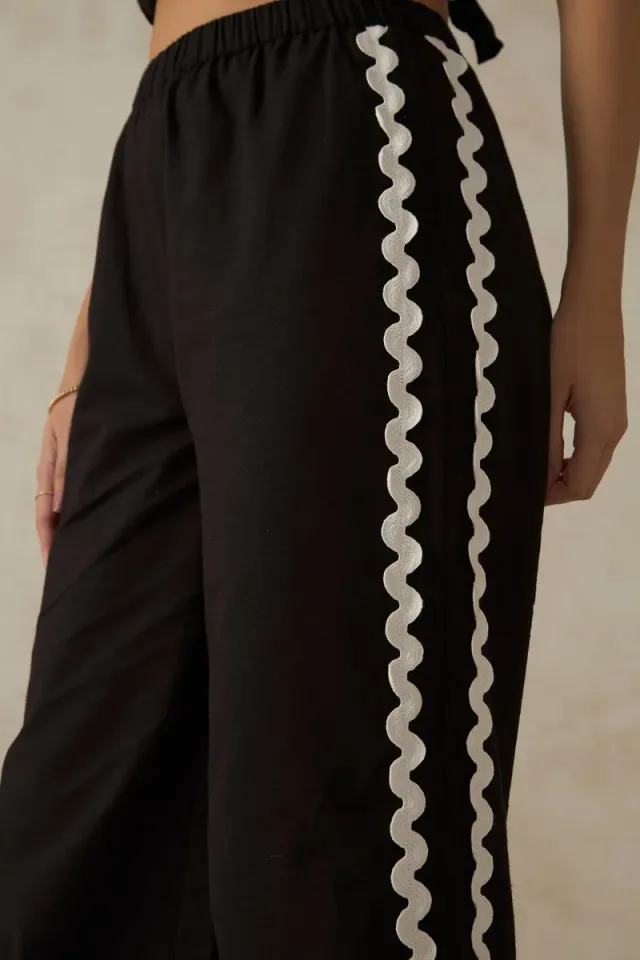 Women's Cotton Flared Dinner Pants – image 6