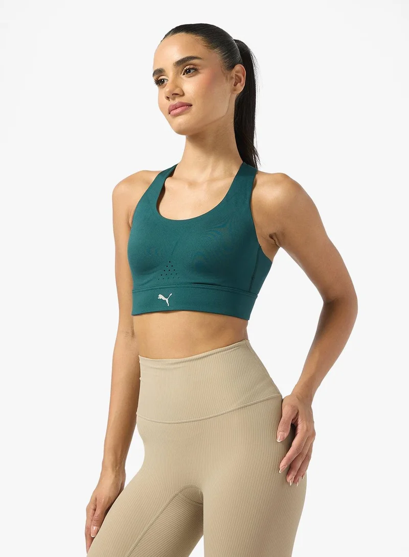 Power Breathe Running Bra Teal Blue