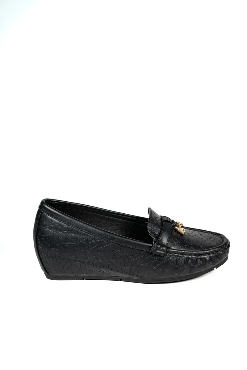 Geoomnii Women's Slip-On Ballet Flats Black