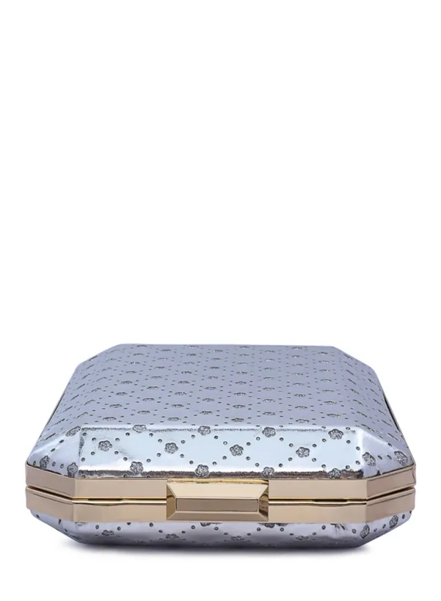 Metallic Cut Out Clutch Pink – image 4