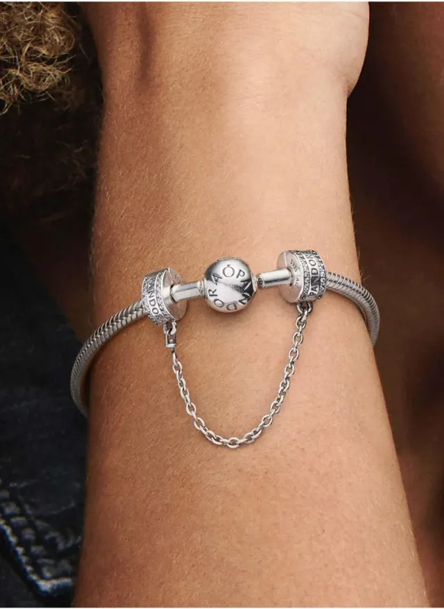 Sterling Silver Infinity Charm with Cubic Zirconia for Pandora ME Bracelets – image 5