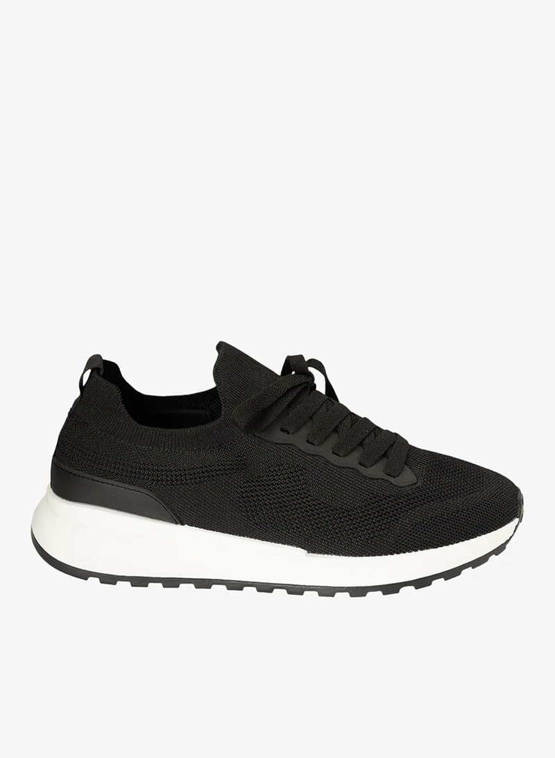 Retro Mesh Upper Lace-Up Sneakers