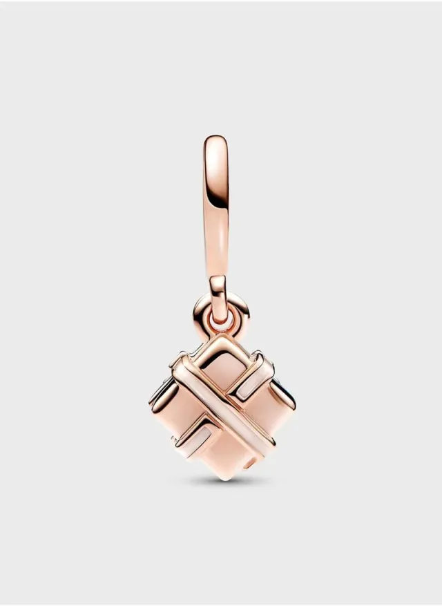 Openwork Heart Charm Bracelet Rose Gold – image 2