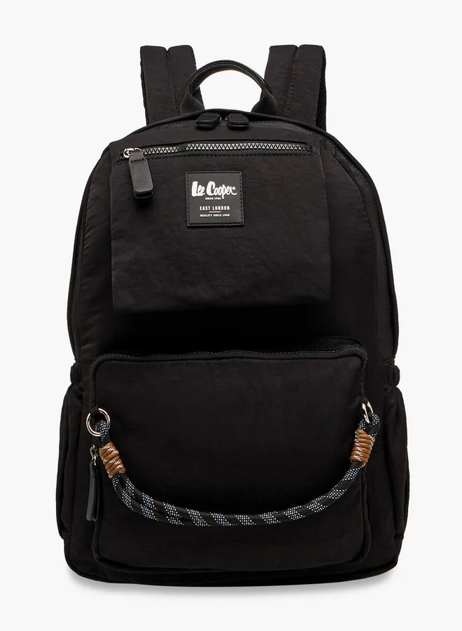 Rope Accent Zip Backpack (13x30x40 cm)