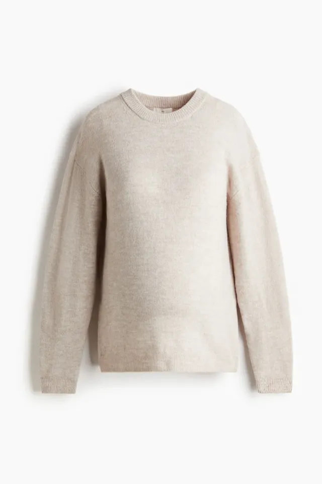 Maternity Slit-Hem Jumper – image 5