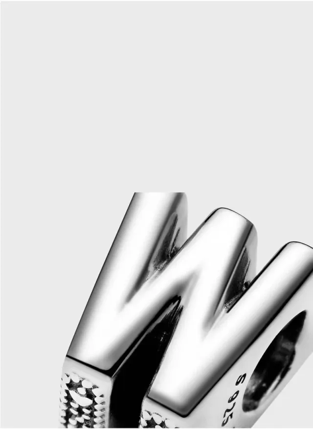 Silver Letter X Charm for Pandora Moments Bracelets – image 4