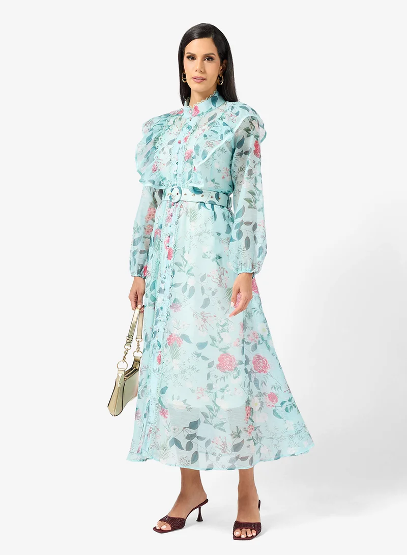 Women's Floral Print Dress
