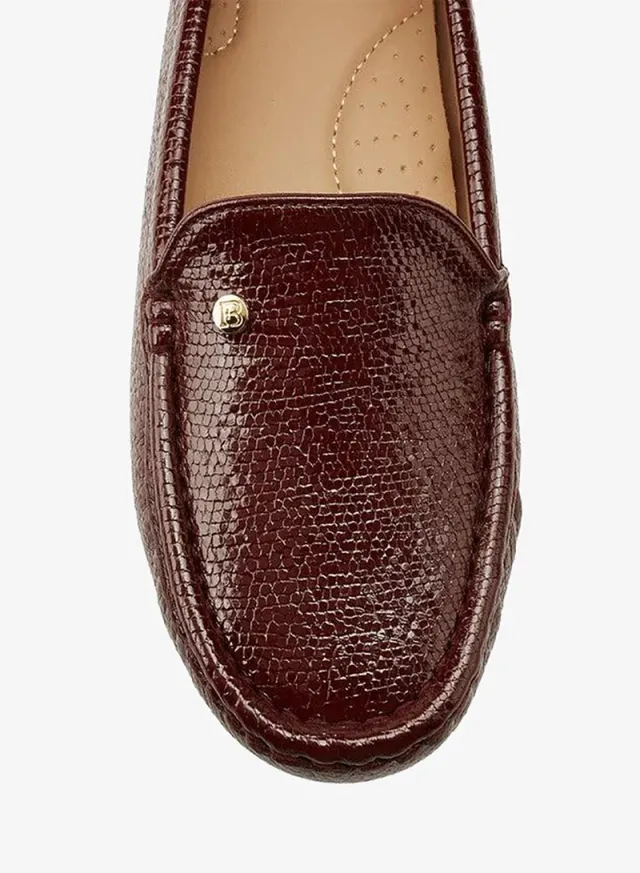 Textured Slip-On Moccasins – image 4
