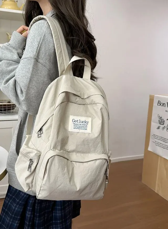 Take Two Solid Zip Closure Backpack – image 4