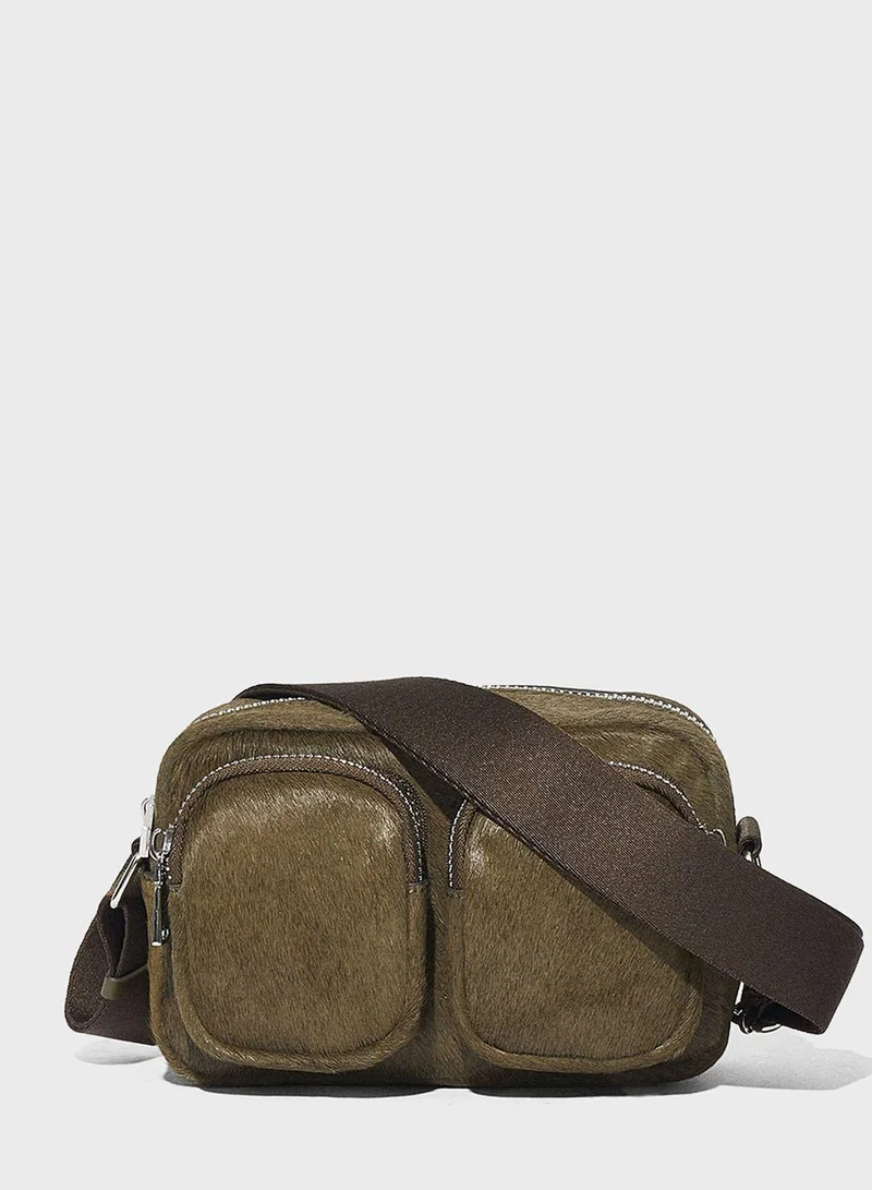 Zip Over Crossbody Bag