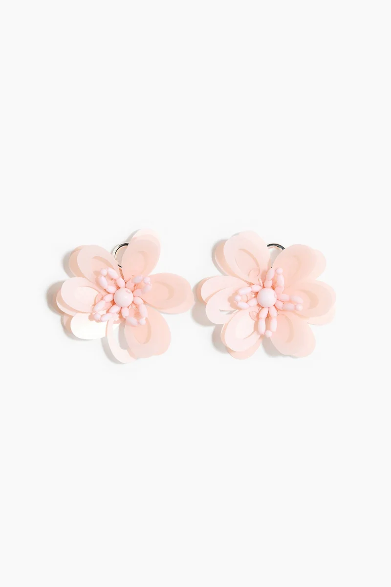 2-Pack Flower Shoe Charms Pink