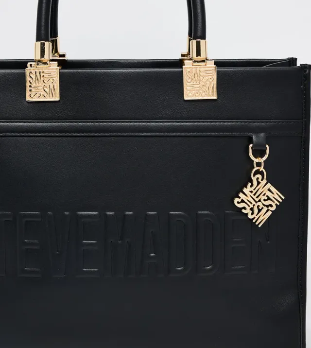 حقيبة توت Everyday من Steve Madden، أسود – صورة 6