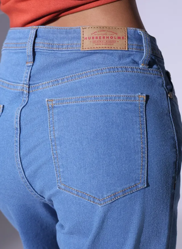 Women's Slim Fit Denim Jeans Indigo – image 3