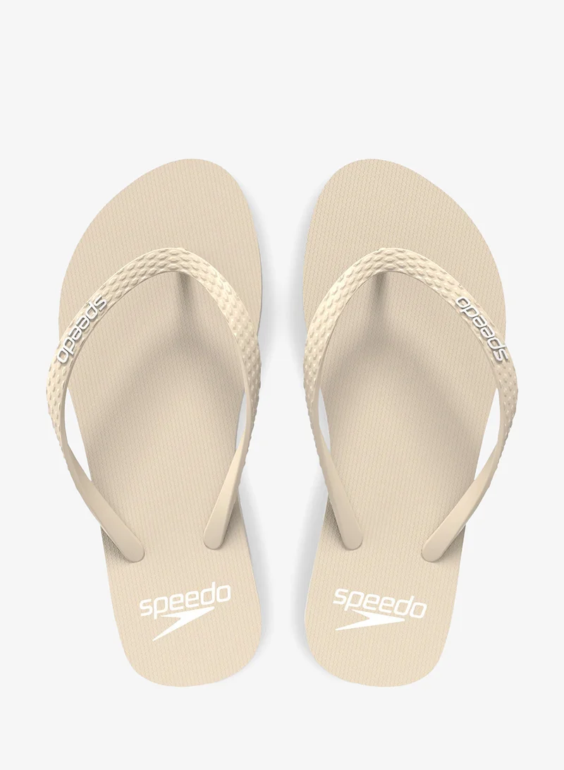 Women's Logo Flip Flops White