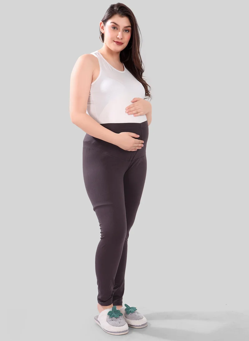 Tummy Maternity Leggings Grey