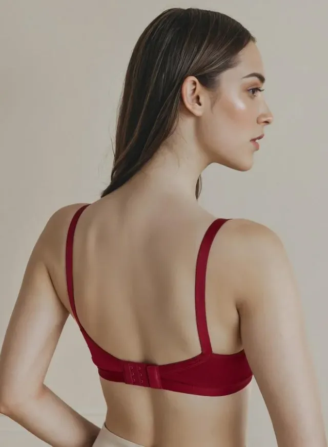 High Support Solid Red Bra Pack for Women - Daily Wear – image 2