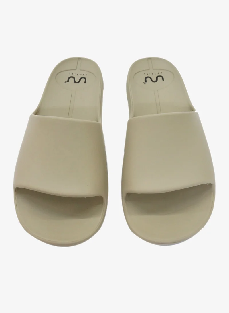 Doubleu Milano Women's Lightweight Slippers Beige