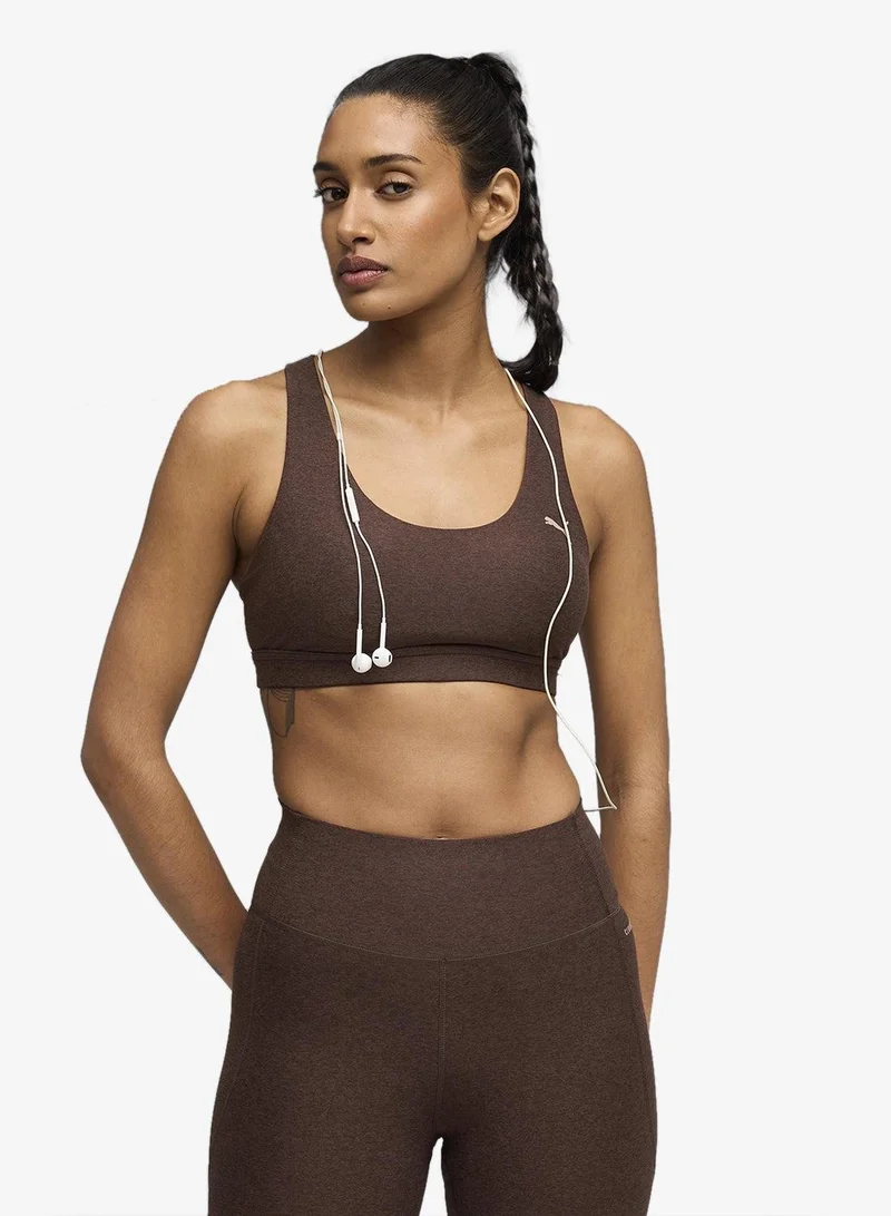 Cloudspun Mid-Support Sports Bra Deep Coffee