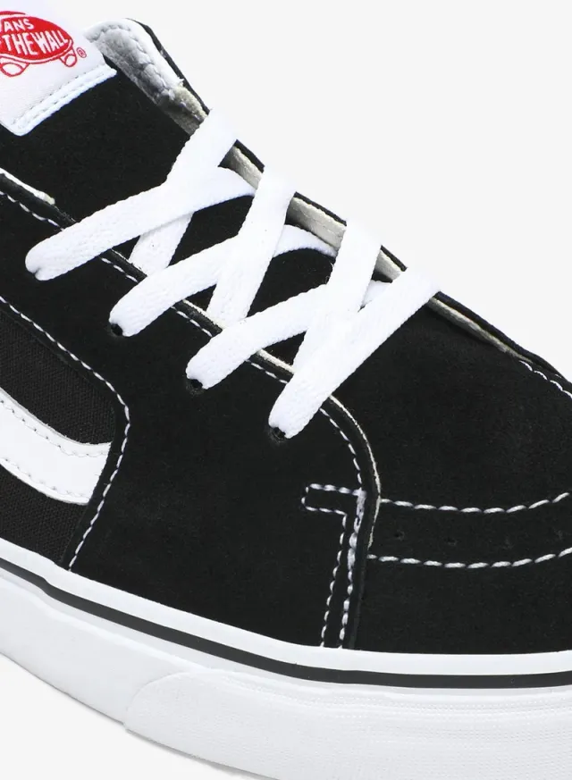 Unisex Skateboarding Low-Top Canvas and Suede Shoes - Black – image 5