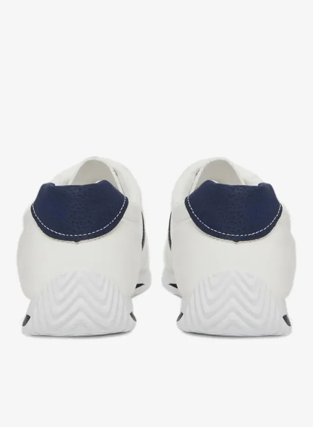 Color Block Lace-Up Sneakers White – image 4