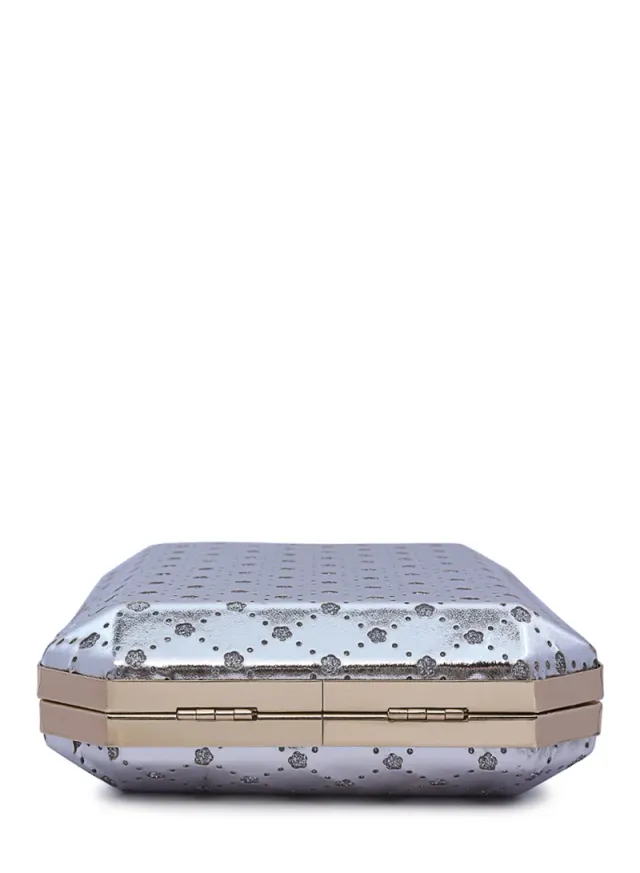 Metallic Cut Out Clutch Pink – image 5