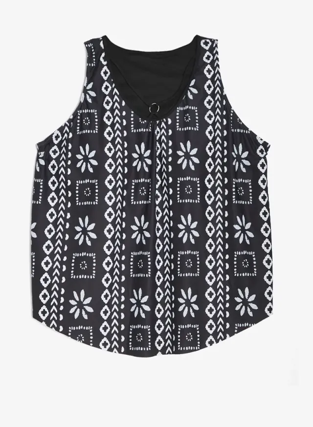 Printed Top & Shorts Set – image 4