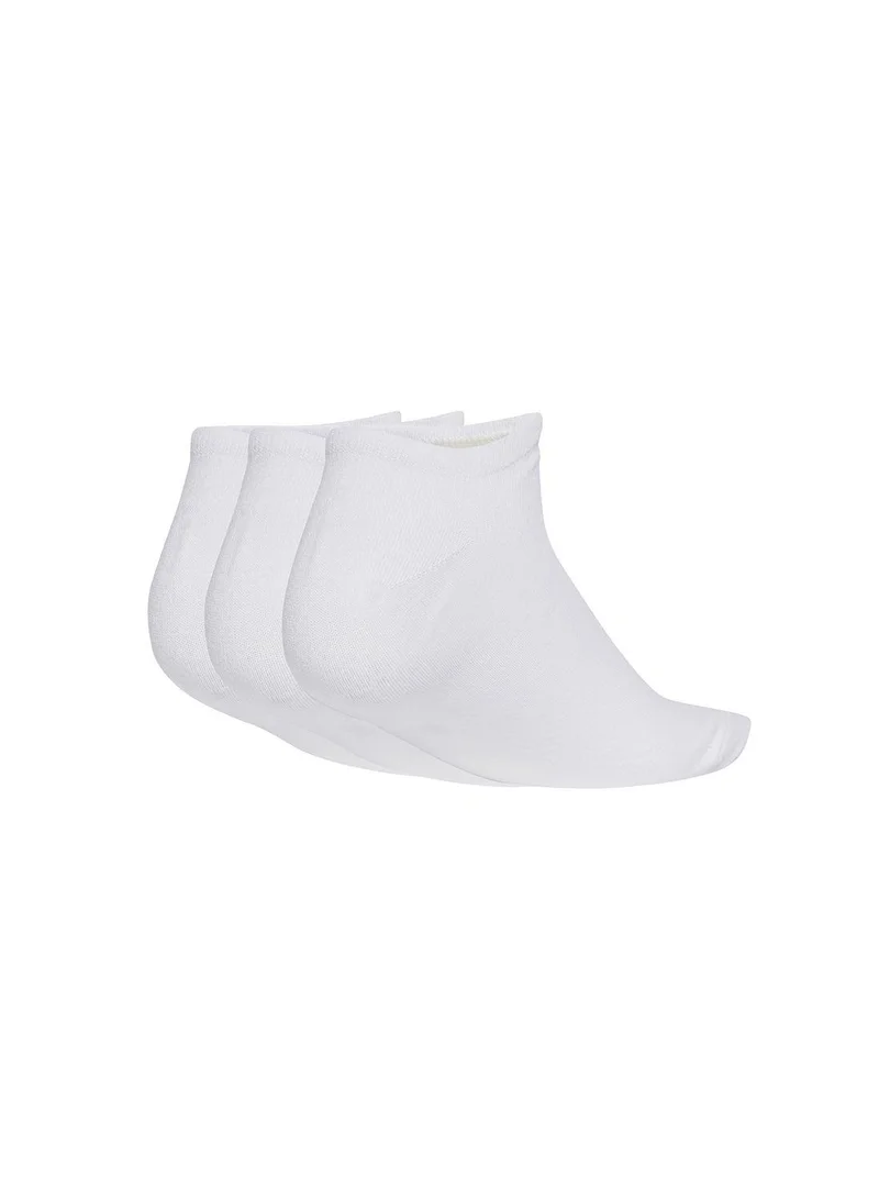 جوارب لاينر adidas Originals عبوة من 3 قطع أبيض