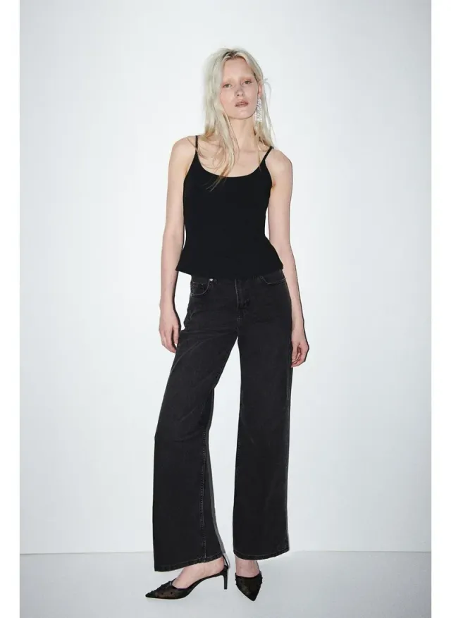 High-Rise Wide-Leg Jeans