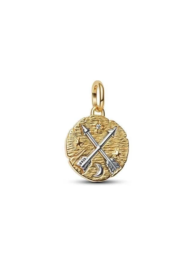 Swallow Medallion Charm